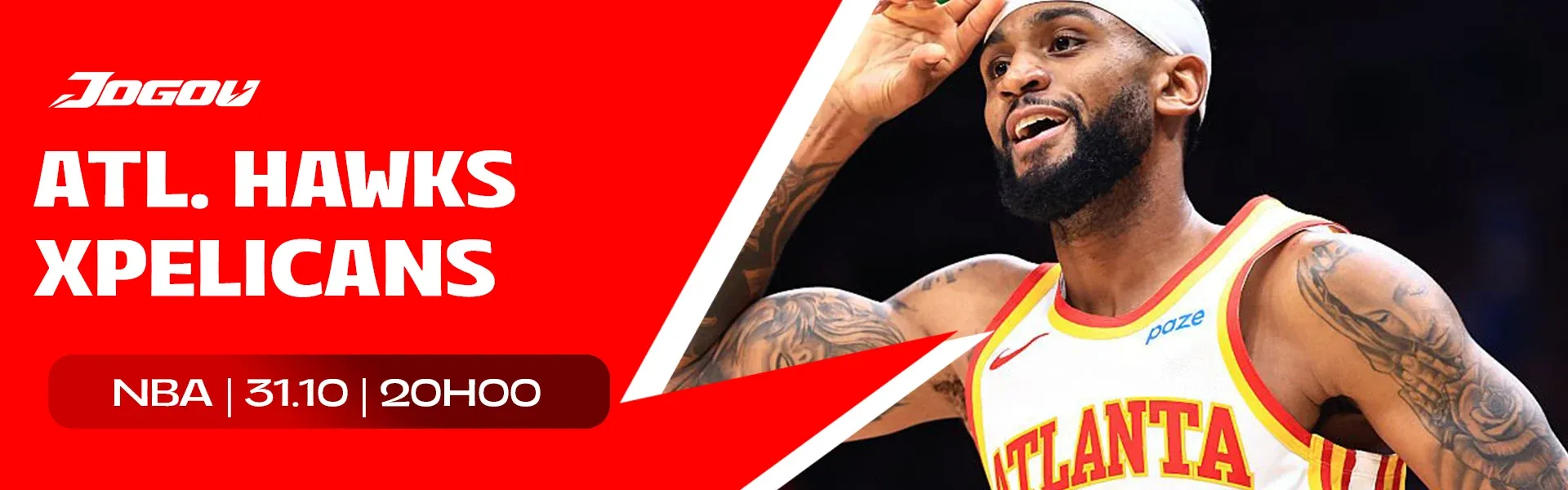 Jogo hoje · Hawks x Pelicans 31-10
